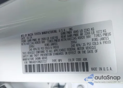 2024 Mazda Cx-50 2.5 Turbo Premium from USA, damaged, VIN 7MMVABDY3RN207237